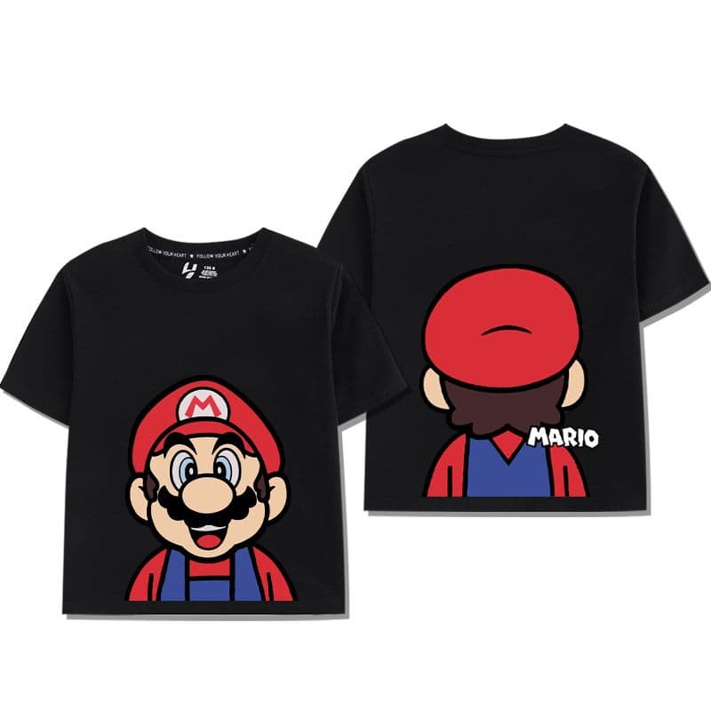 Men Women T Shirt Women Tee Boys Girls Top Adults Children Parent Child Cotton kid Tshirts Super Cartoon Cute Summer Tee