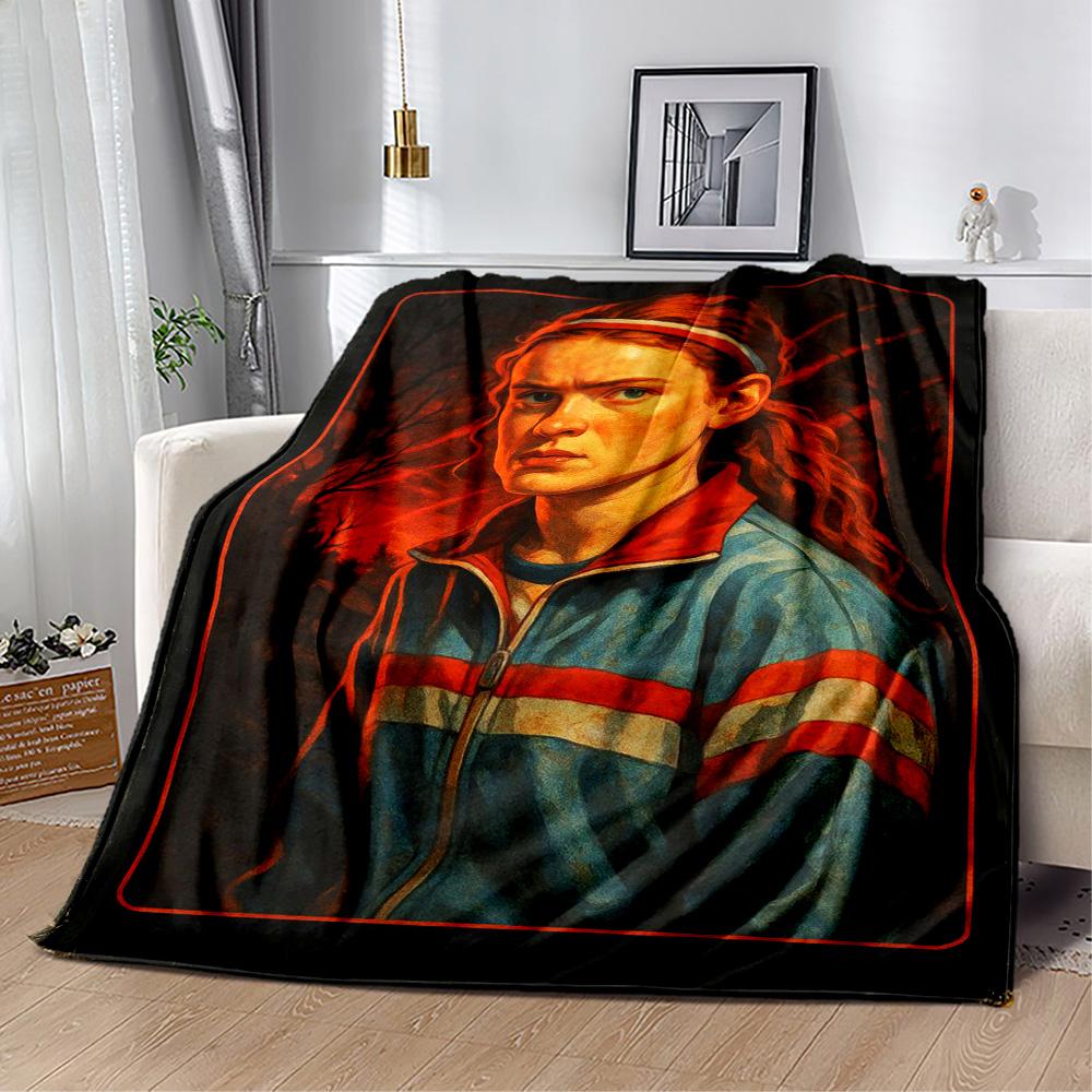 Stranger Things Blanket Suitable for sofas,travel, living rooms also a good gift for friends and family Suitable for all seasons.