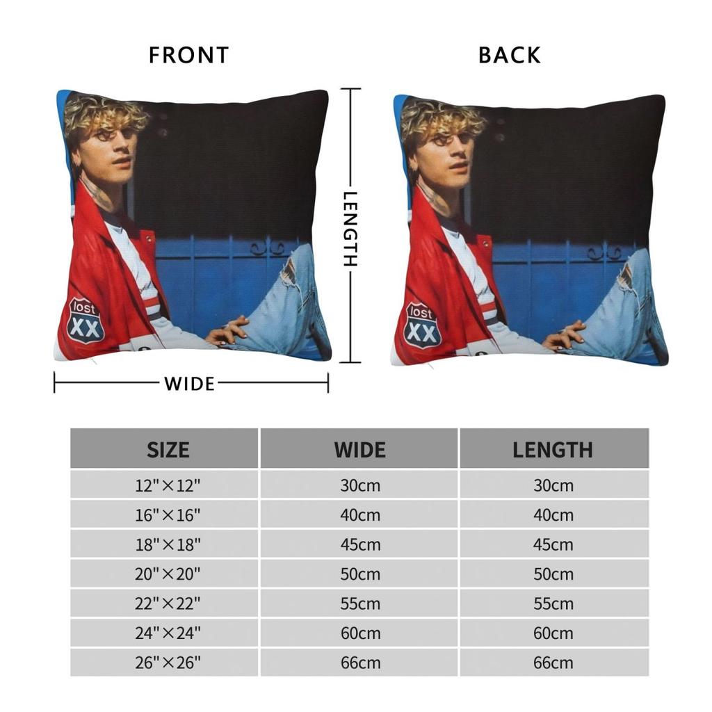 Mgk Lost Americana Tour - Pillow Covers Merchandise Soft Cushion Cover Gift Pillow Case Cover Seater Multi Size