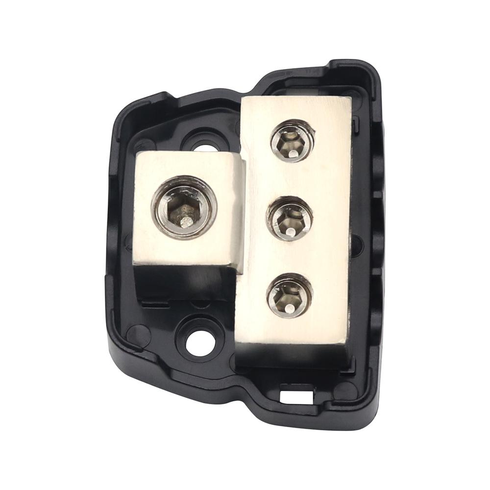 3 Way Distribution Block Car Audio Power Wire Splitter  0 Gauge in  4 Gauge Out