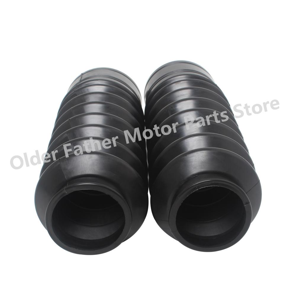 Motorcycle Accessory Rubber Front Fork Cover Gaiters Gators Boot Shock Protector Dust Guard For Triumph Climber T100 T120 T900