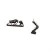 Bull Figurine Thinker Statues Modern Artwork Abstract Figure Chinese Animal Sculpture Handicraft for