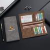 BMGB9 Portatessere ID Auto in Pelle Portafoglio Minimalista da Uomo per Porsche Cayenne Panamera Macan Boxster Cayman 718 911 Adesivo