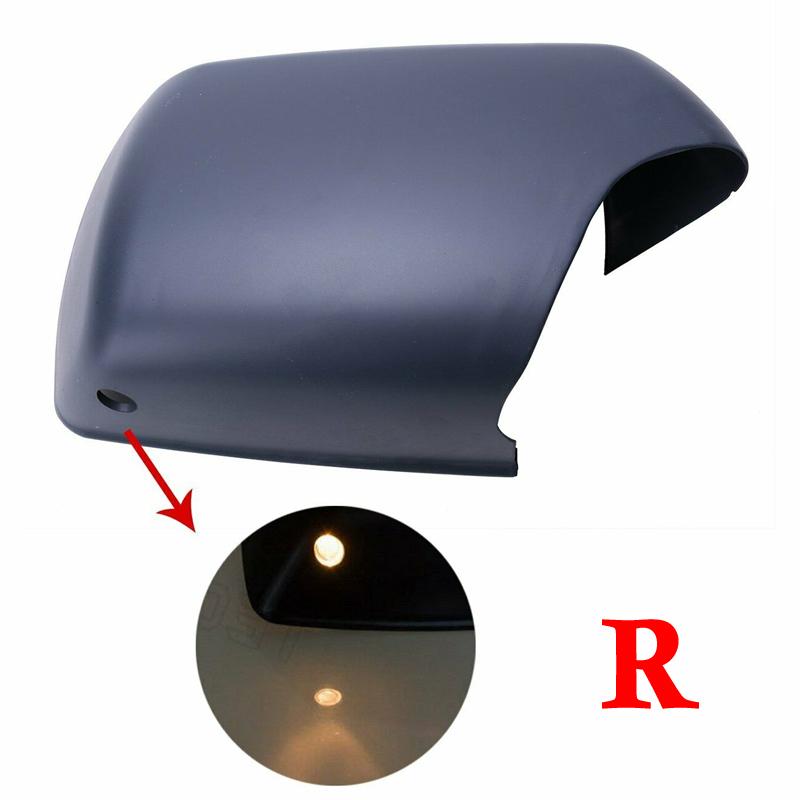 

Крышка зеркала заднего вида, крышка бокового зеркала с отверстием для лампы, подходит для BMW E53 X5 1999-2006, автомобильные аксессуары, матовые Wing Mirror CoverR