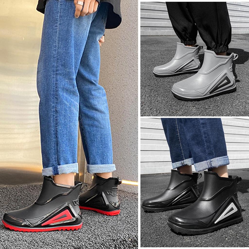 Moerstar Rain Short Waterproof Rain Perfect for Rainy Perfect for Sun and Stylish and Easy To Perfect for Outdoor and Farmwork Size Japanese Shoe