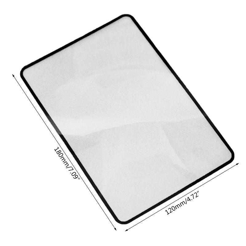 Premium Magnification Full Sheet Magnifiers lens for Ideal for Reading Small Prints & Low for View Seniors