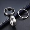 Women's Titanium Steel Ring: Smooth, Non-Fading, Simple Plain Band (2, 4, 6mm) In Stainless Steel