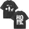 Rapper Nf Hope Tour Maglietta Uomo Moda Hip Hop Vintage Lavata Manica Corta T-shirt Cotone Casual Oversize T-shirt Regalo per Fan