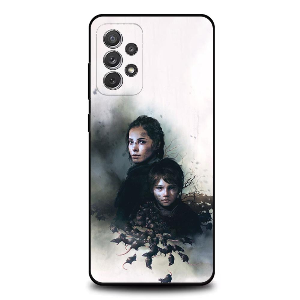 

Чехол для телефона A Plague Tale Requiem Для Samsung S25,S24,S21,S22,S23,S30,Ultra,S20,Plus,Fe,Lite,Note,10,9,5G Черный Samsung S24Plus