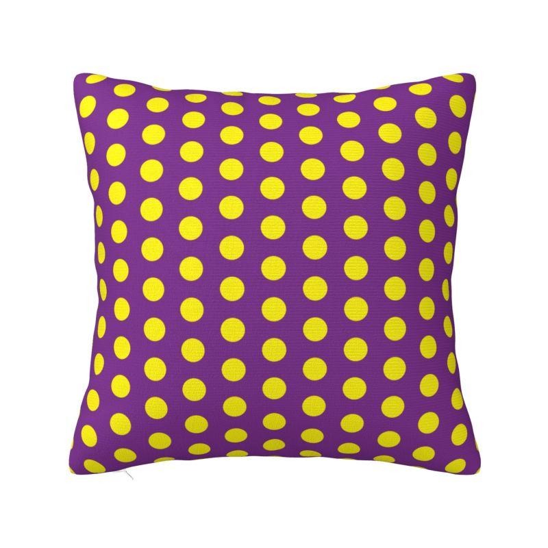 Green And Black Polka Dot Cushion Cover x cm Polyester Soft Throw Pillow Case For Sofa Car Living Room Decoration Pillowcase