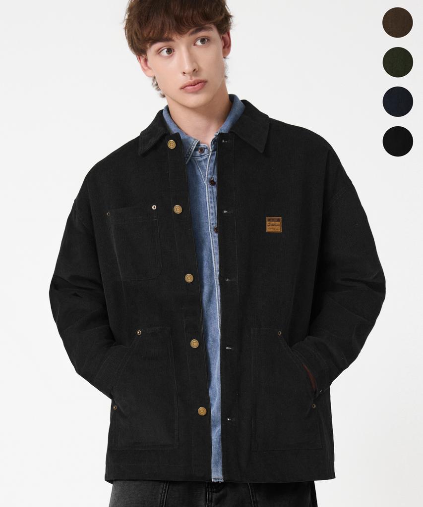 TRILLION Corduroy French Work Jacket_4Color