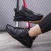 Men's Shoes Autumn and Winter New Low Cut Round Head British Fashion Men's Leather Shoes Running Sports Leisure Shoes