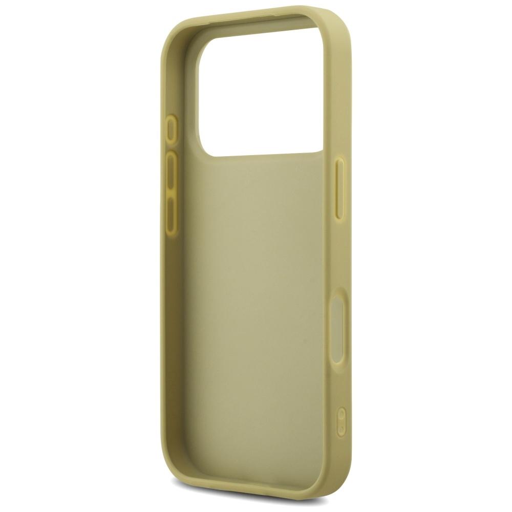 Guess Fixed Glitter Big 4G case for iPhone 17 Pro gold