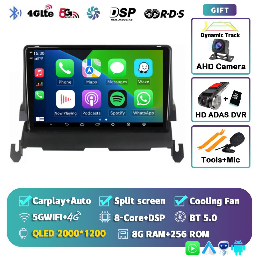 Android 14 Carplay Auto 4G+WIFI Car Radio For Dodge Journey 2009 2010 2011 2012 Multimedia Video Player 2din GPS Stereo Audio BT