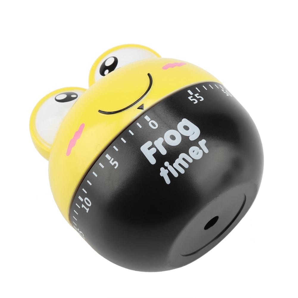 Cartoon Animal Shape Kitchen Timer Mechanical Counters Clock for Cooking Timing Tool(Yellow)