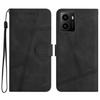 For HMD Pulse/Pulse+ Case Flip Leather Retro Phone Cover Lines Imprinted