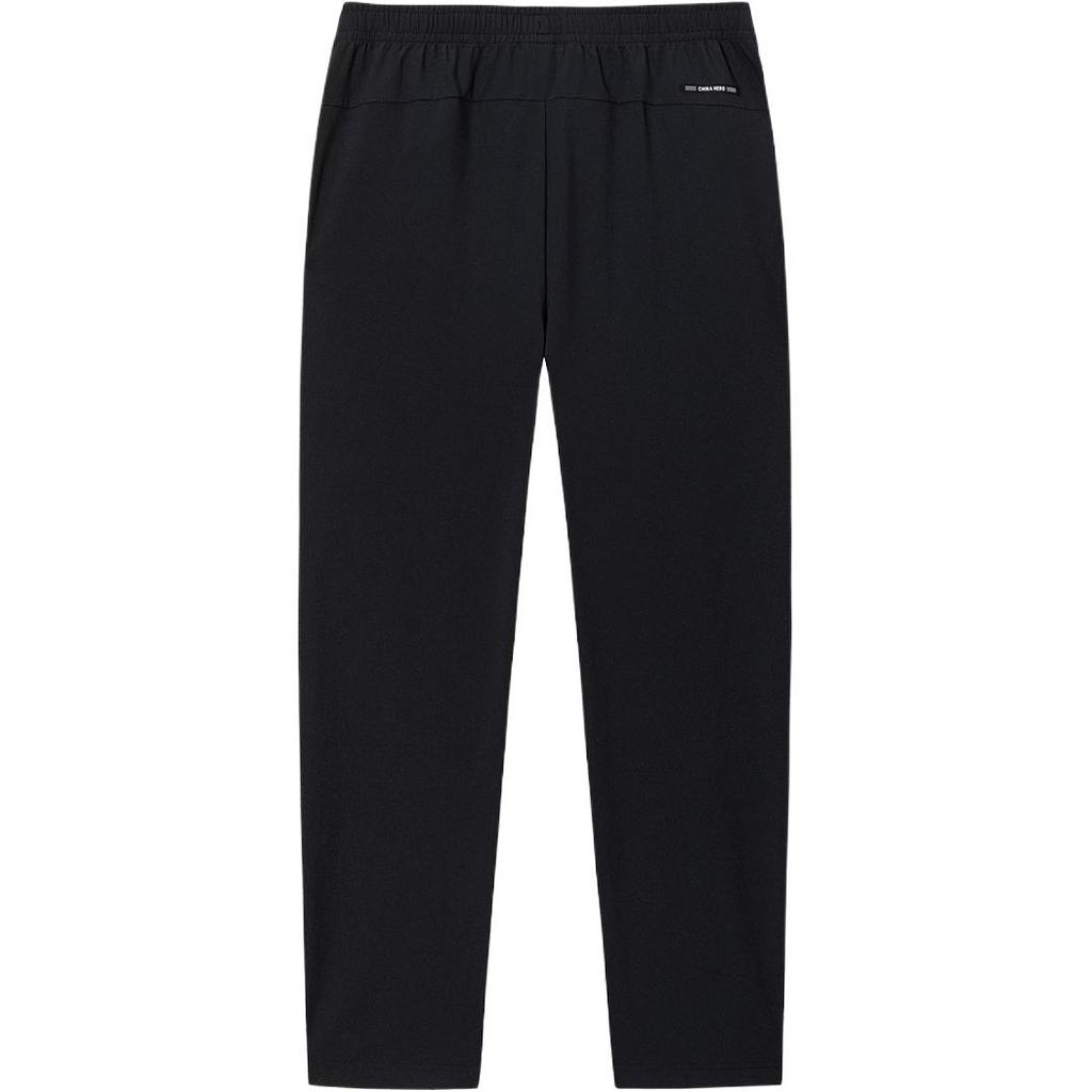 Anta Training Series Solid Color Mid Waist Elastic Versatile Straight Leg Sports Pants Men Bottoms 152537517-2