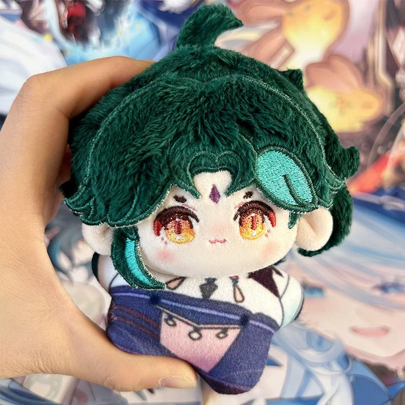 

Plush Toy Kazuha Xiao Scaramouche Venti Anime Cartoon Stuffed Doll Pendant Keychain Gift