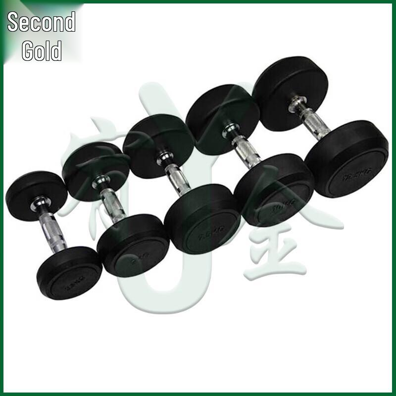 Youjin Professional Rubber-Coated Dumbbell Set