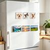 25-teiliges magnetisches Bilderrahmen-Set mit klarem Acryl-Panel, quadratische und rechteckige Foto-Magnete für Kühlschränke und Whiteboards