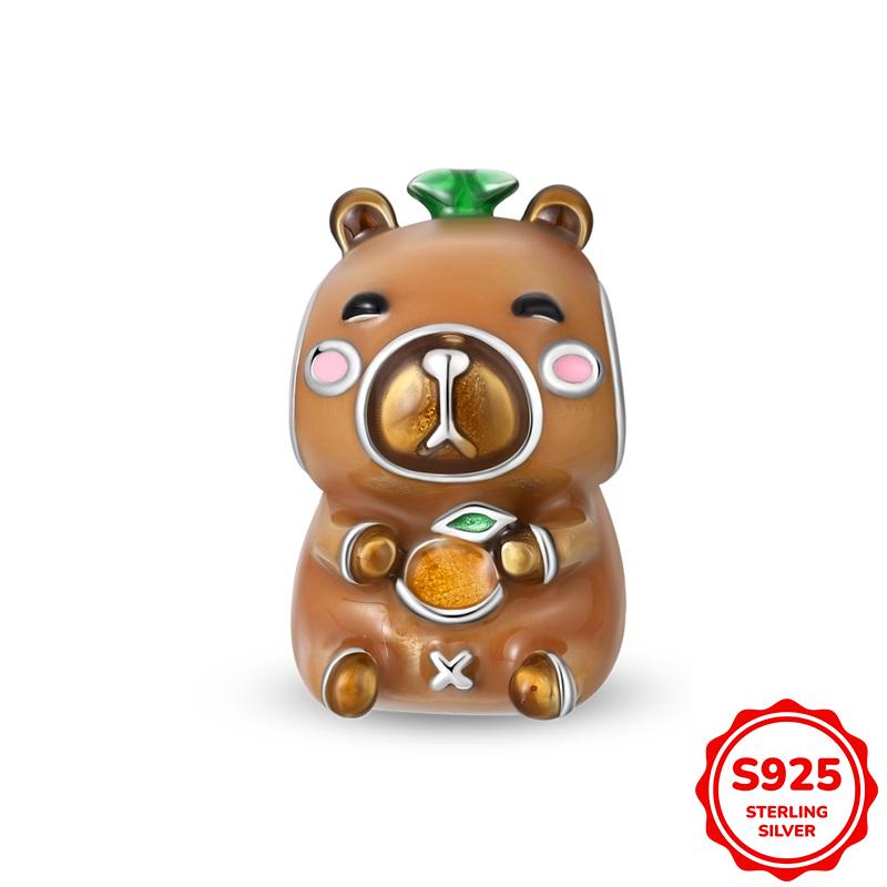 Original Copper Butterfly Animal Pendant Charm Beads Fits 3Mm Bracelet Necklace For Women Luxury Diy Jewelry Making