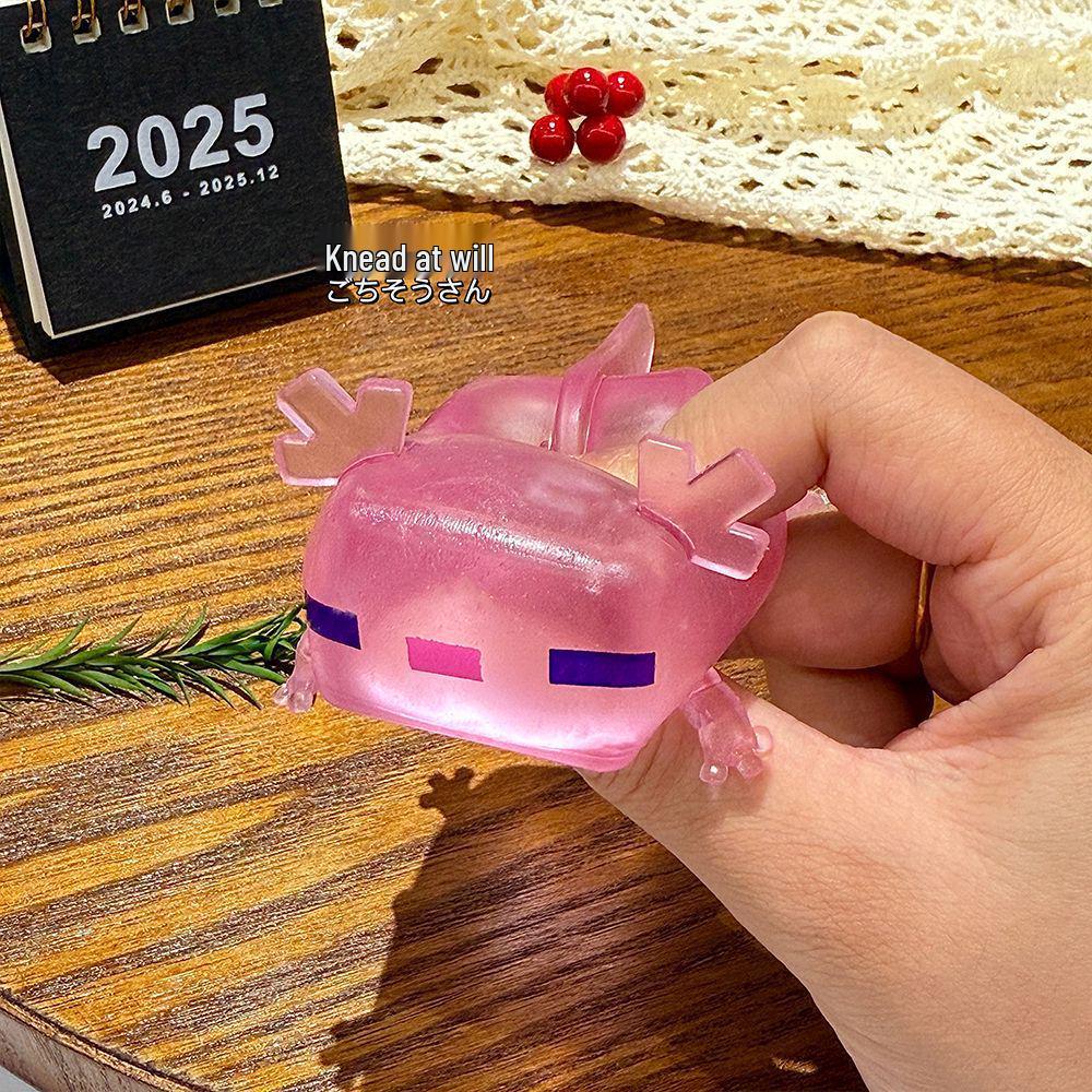 Creative Slow Rebound Axolotl Squishy Toy for Stress Relief