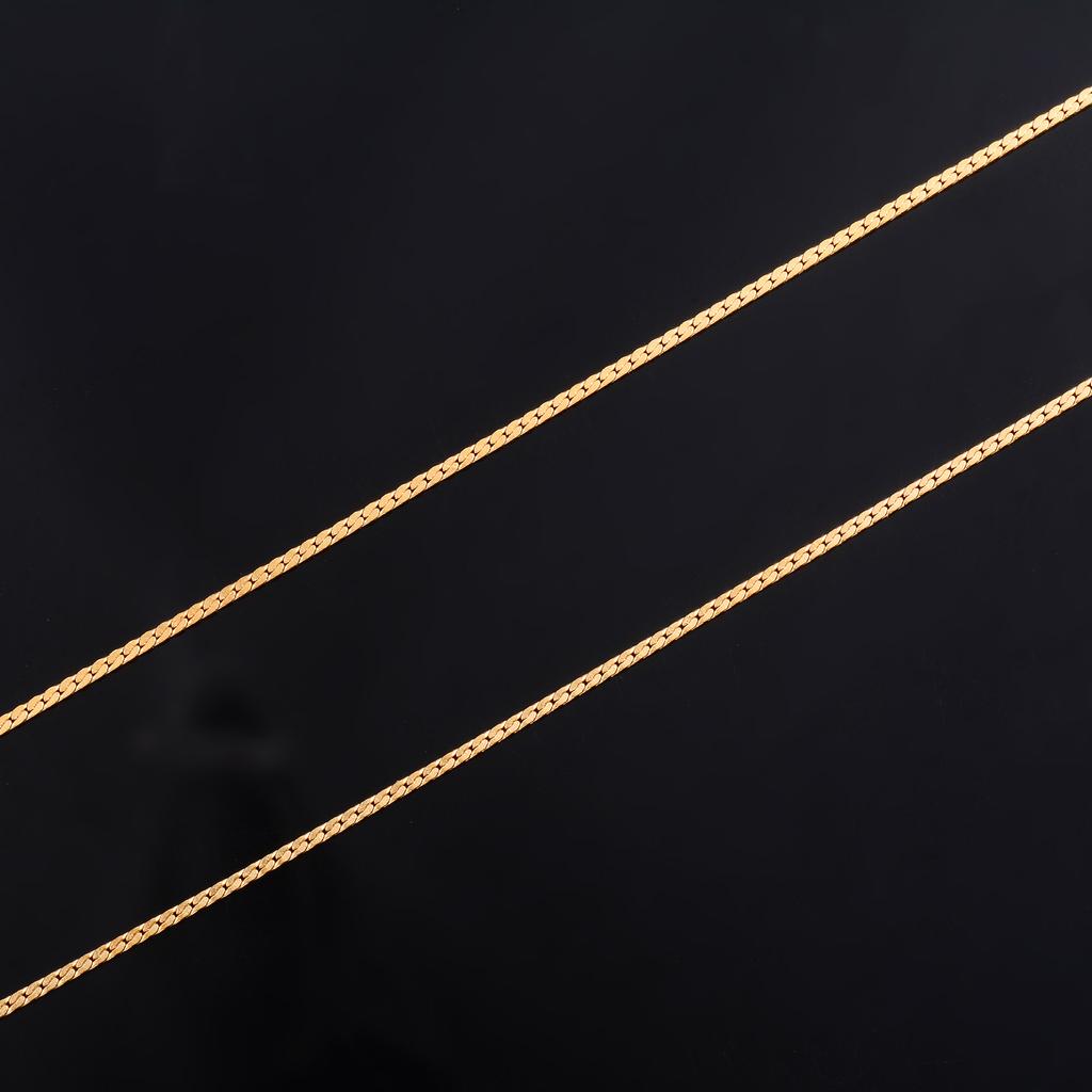1.1mm/1.5mm Delicate Stainless Steel Thin Necklace Chain for Women Men Neck Choker Metal Silver/Gold Jewelry Accessories