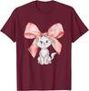 Disney The Aristocats Big Bow Marie Watercolor T-Shirt