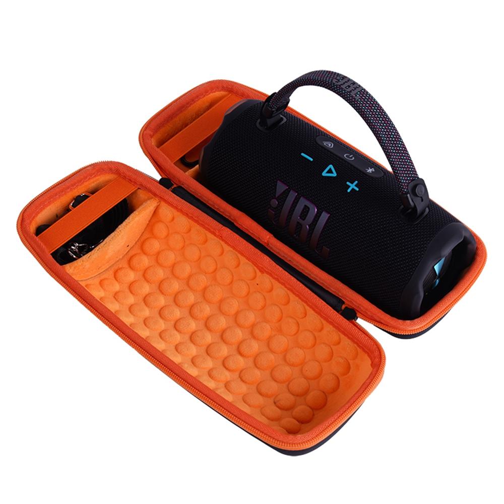 For JBL Charge 6 Speaker Carrying Case EVA Hard Shell Shockproof Storage Bag with Shoulder Strap