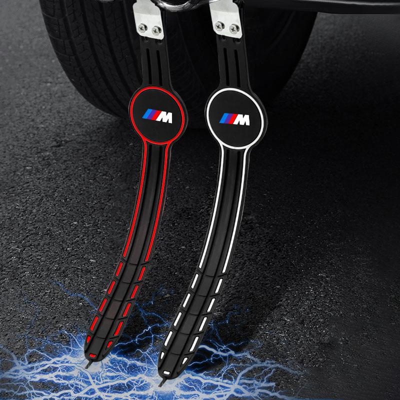 1Pcs M LOGO Car Anti-static Belt Grounding Car Safety Driving Tools For BMW X7 X3 X4 X5 X6 3 4 5 6 7 Series Z4 M M3 M5 M6 E38 E39 E46 E53 E60 E61 E64