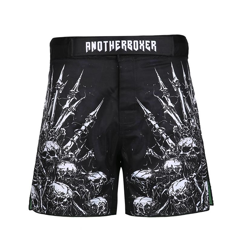 Skull pile MMA shorts professional training clothes UFC boxing Sanda shorts S