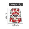 I'm A Fun-gi Enamel Pins Mushroom Fun Guy Pun Brooches Lapel Badges Clothes Cute Cartoon Jewelry Gift for Friends