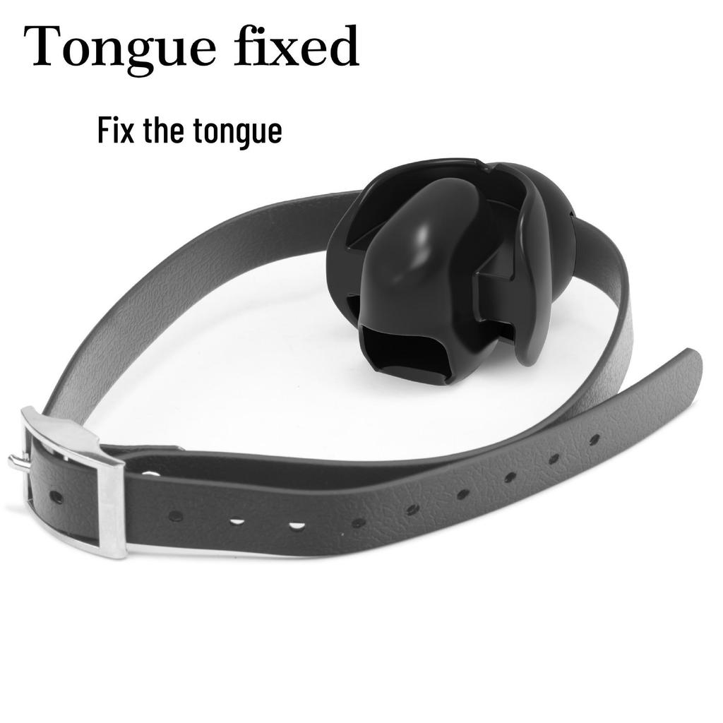 JSSMATE Silicone Mouth Ball Gag with Tongue Plug