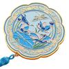 Portable Makeup Mirror Relief Design Cosmetic Mirror Exquisite Handheld Mirror  Tourist Souvenirs