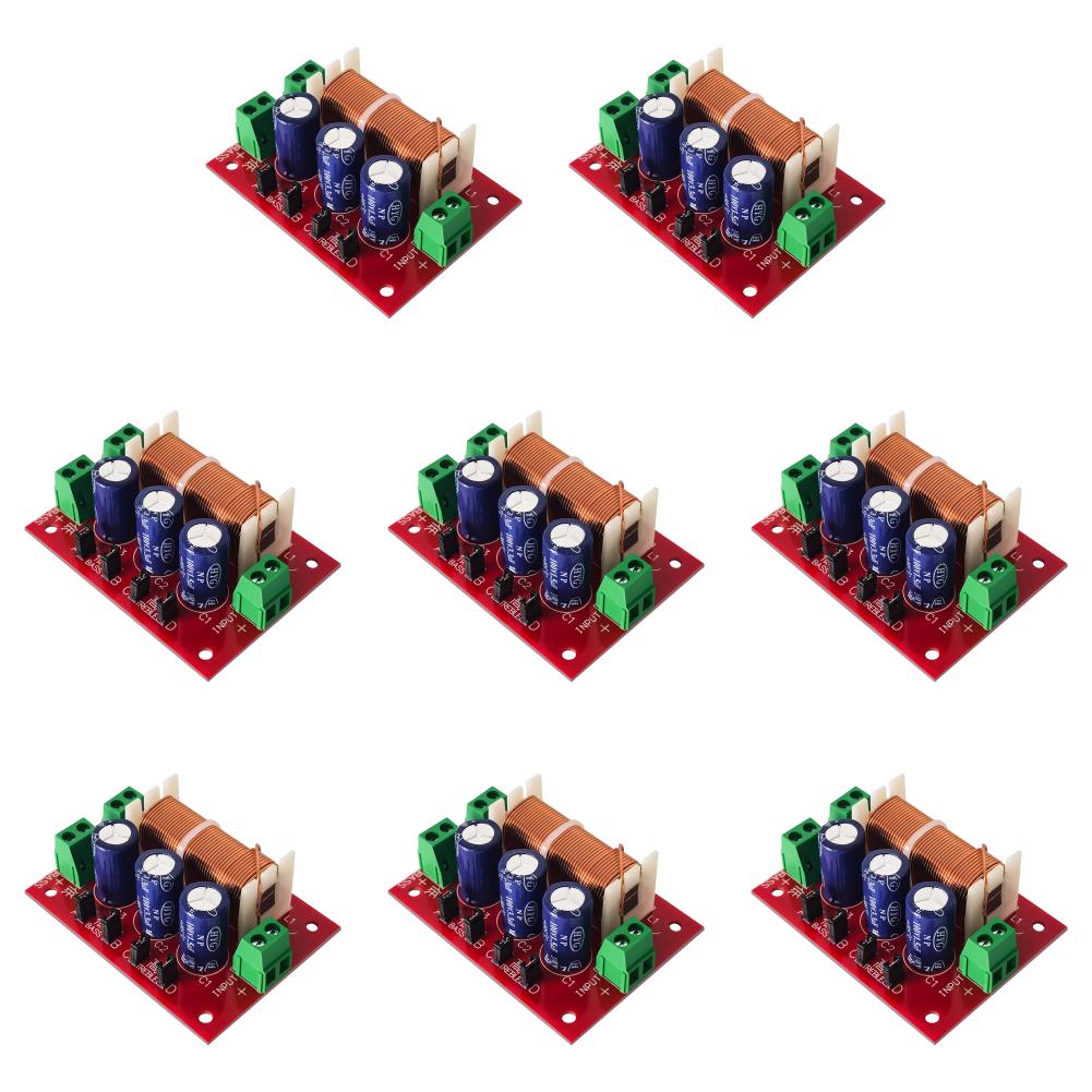 YLY-2088 2 Way Speaker Frequency Divider 400W Audio Crossover Filter Module Audio Speaker Full Range Treble Bass Divider 1-10PCS