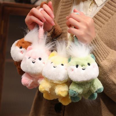 Cute Pink Foal Pendant Plush Toy Doll Zodiac Horse Doll Girl Bag Keychain Rag Doll