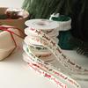 1.5cm Christmas Ribbon for Gift Boxes, Cake Decorations, Flowers, Bows, and DIY Projects