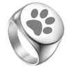 Fashion Tetragrammaton Viking Rings For Man Wahyeh Magical Blessed Pentagram of Solomon Amulet Stainless Steel Punk Male Ring