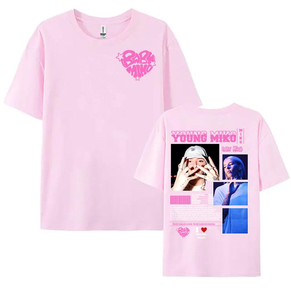 

WASSUP Single 2025 NEW Tshirt Young Miko Singer Printing Tshirts Cotton Round Neck Female T Shirt Casual Women Unisex Clothing Tee 4XL