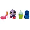 Hasbro Littlest Pet Shop Cartoon Q Edition Animal Mini Stands Short Hair Kitten Dog Cute Big Eye Children's Figures Toy