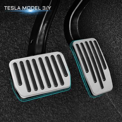 For Tesla Model 3 Model Y 2023 2022  Pedal Pads Covers Accessories Metal Auto Accelerator Brake Rest Tesla
