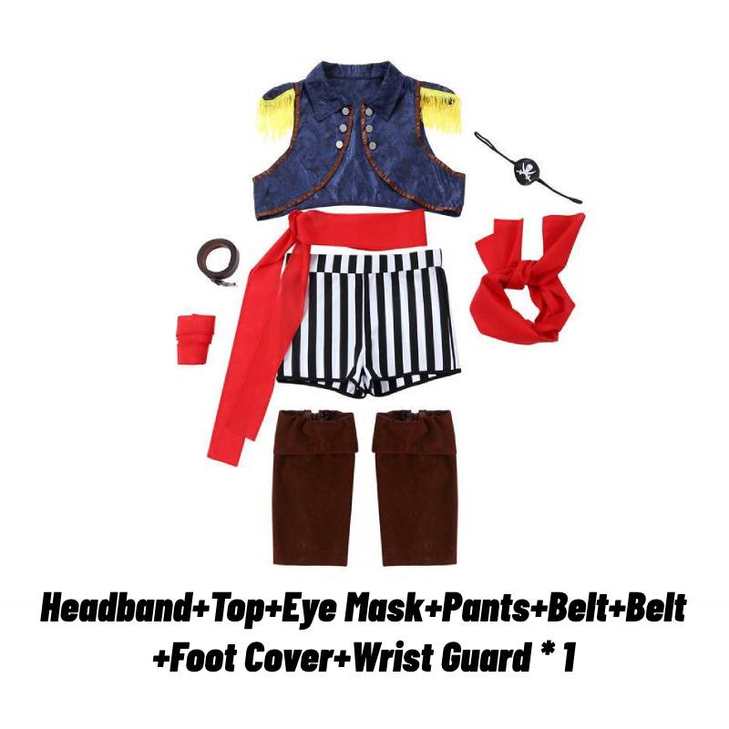 

Пираты Карибского моря Взрослый Мужской Веселый Косплей Макияж Бал Матросское Платье Сцена M