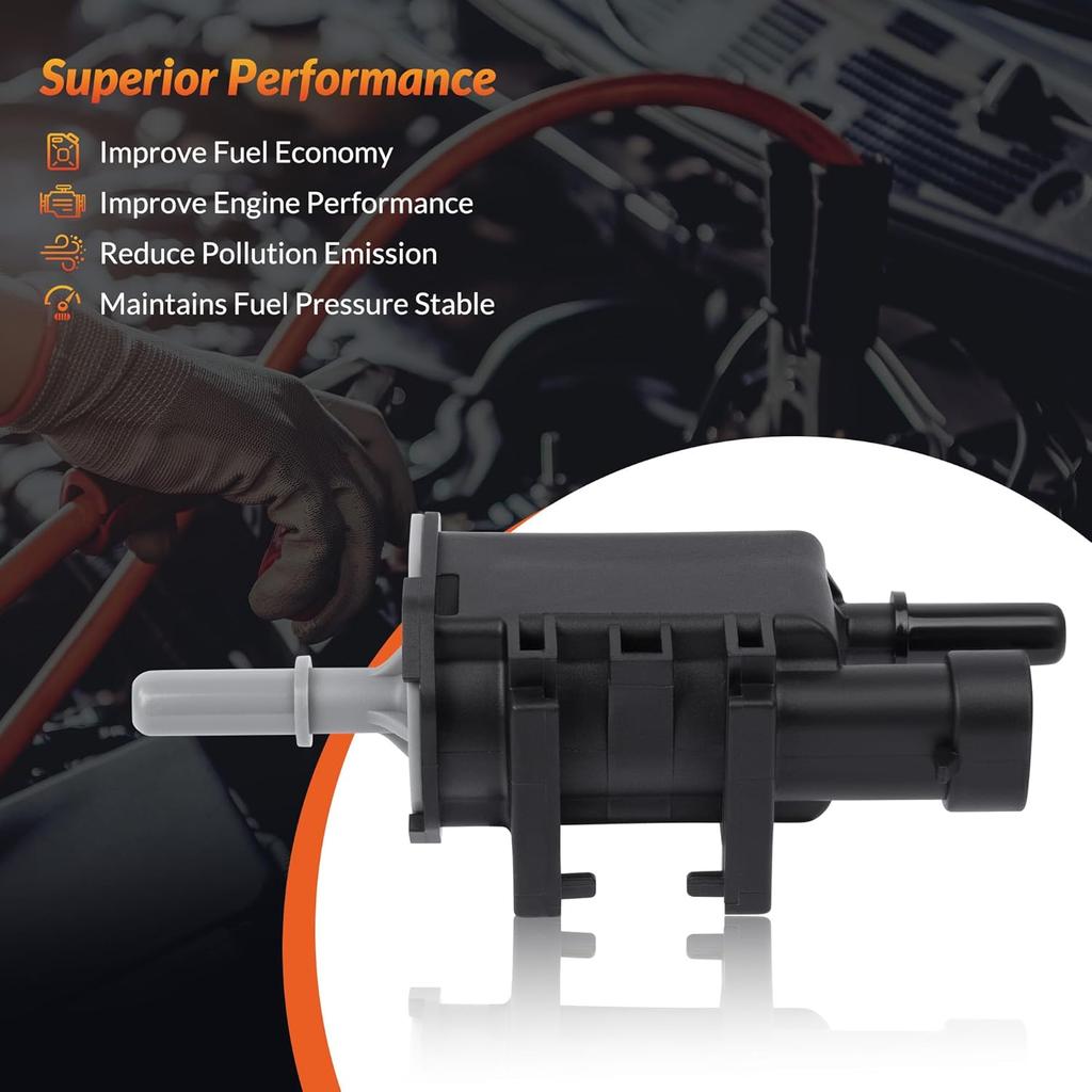 Vapor Canister Purge Valve Solenoid EVAP Compatible For Chevrolet Silverado, Tahoe, Trailblazer, Suburban, Colorado & GMC Sierra, Yukon & Buick