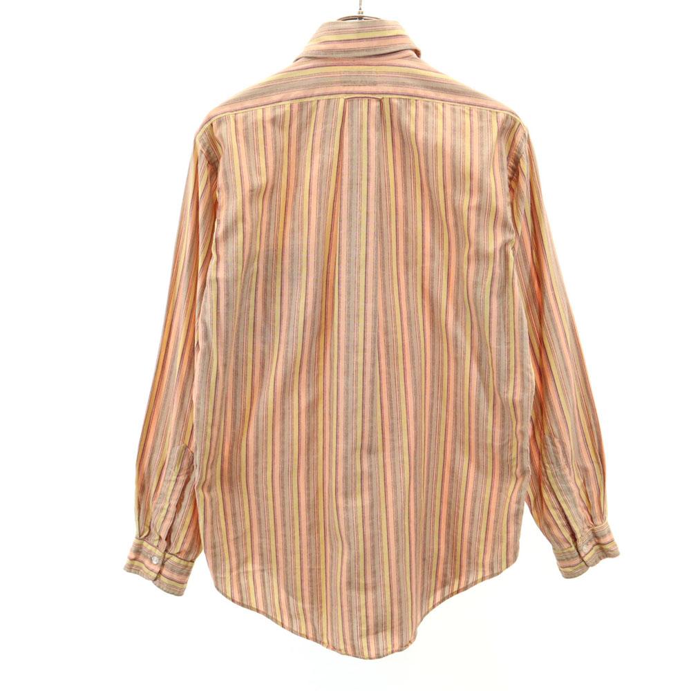GANT 60s 70s vintage Striped Pattern Long sleeve shirt Brown Men's Used