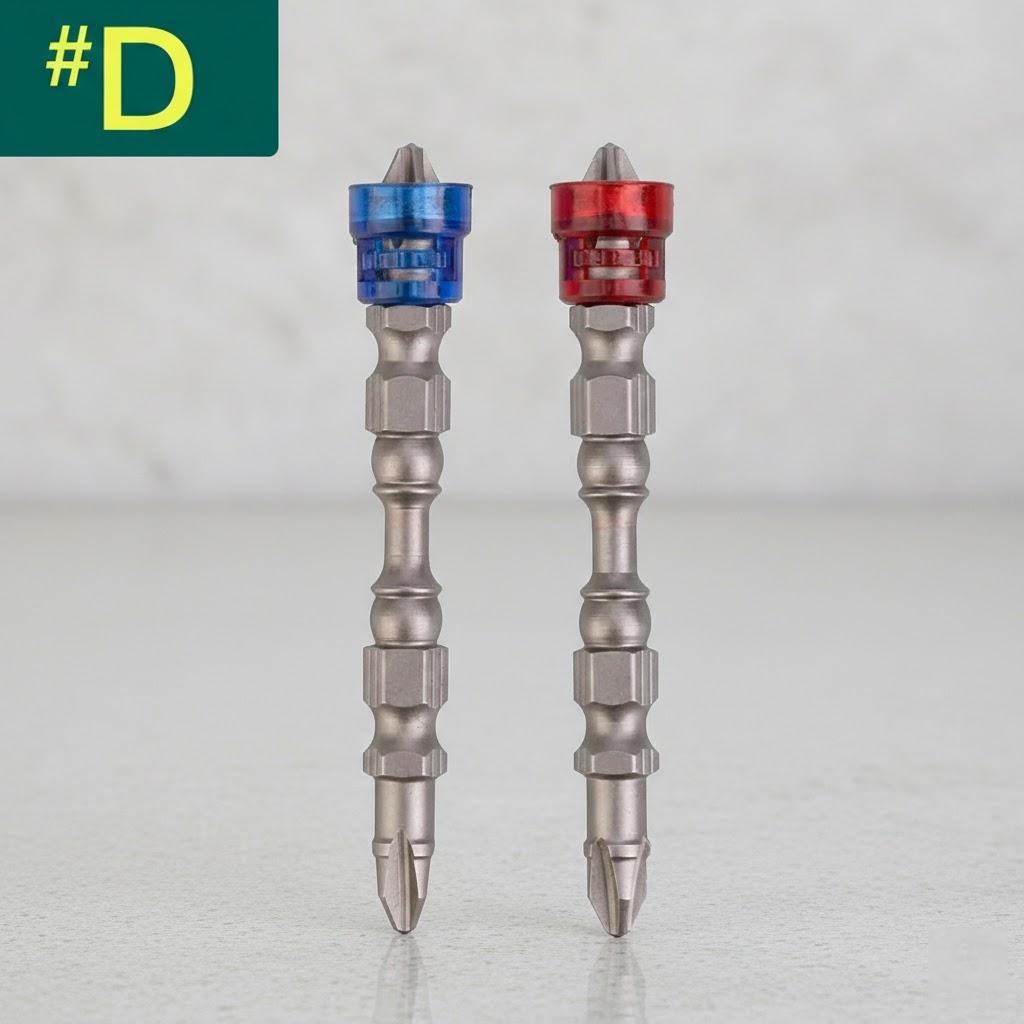 

2PCS 5PCS 65mm Anti Slip 1/4 Inch Hex Shank S2 PH2 Magnetic Phillips Screwdriver Bits for Hand Tools