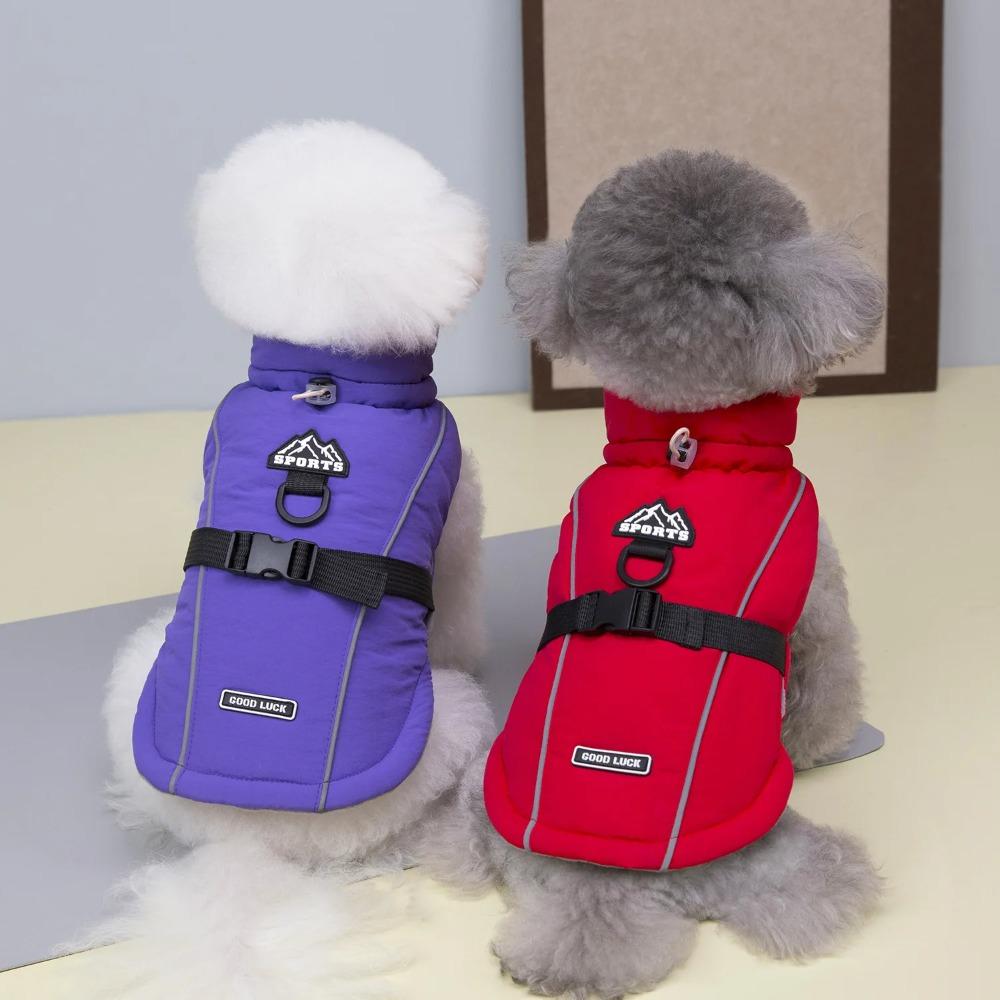 Dog bipedal autumn and winter thickened warm and cold-proof pet cat Bigbear Teddy 25 cape cotton vest