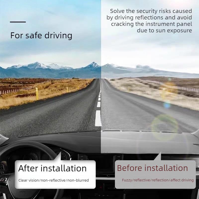 Passend für BYD Atto 2 Neue Version Rechtslenker Armaturenbrett Sonnenschutzmatte Wärmeisolierung Anti-Sonne Ledermatte Auto Innenraumteile