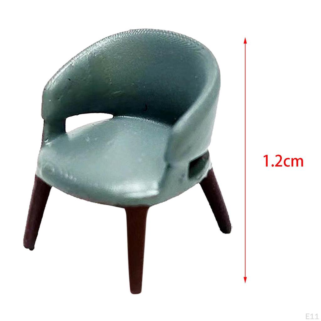 1/87 Scale Armchair Model for Dollhouse and Miniature Scenes