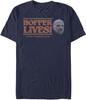 Stranger Things Men's Hopper Lives Left Portrait Logo T-Shirt