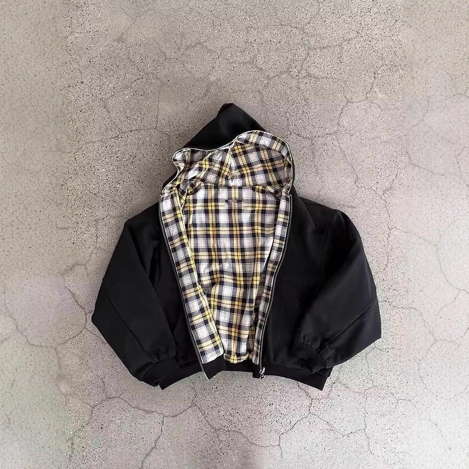 

Плідовий Y2K кардиган-худі на блискавці двосторонній для осені/зими – Унісекс вулична толстовка Extra Large